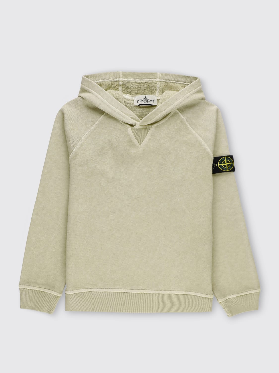 STONE ISLAND JUNIOR SWEATER: Sweater kids Stone Island Junior, Green - Img 1