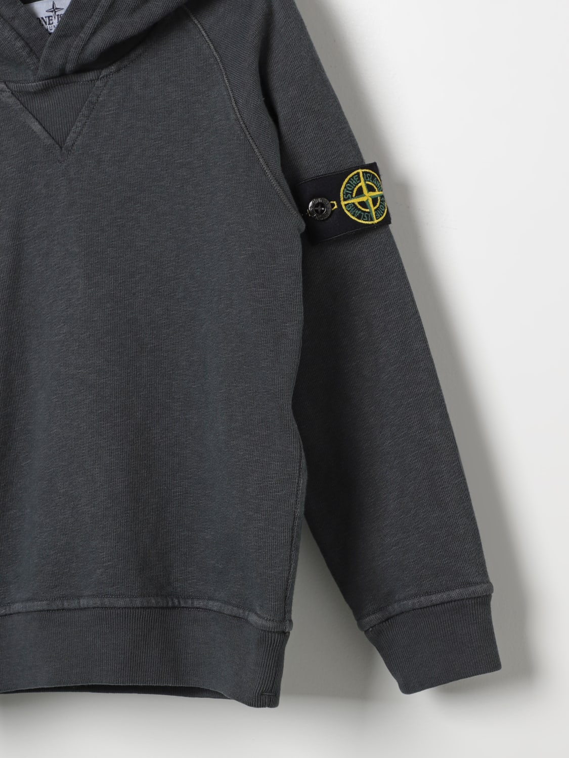STONE ISLAND JUNIOR SWEATER: Sweater kids Stone Island Junior, Grey - Img 3
