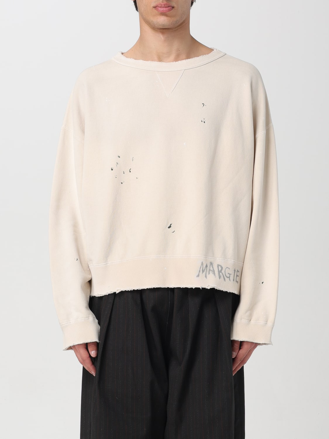 Maison Margiela ホワイト スウェット