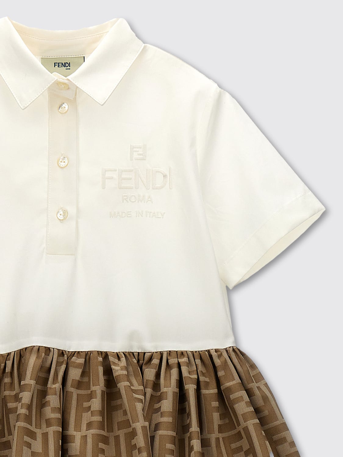 FENDI 连衣裙: 西装 儿童 Fendi Kids, 印花/多色 - Img 3