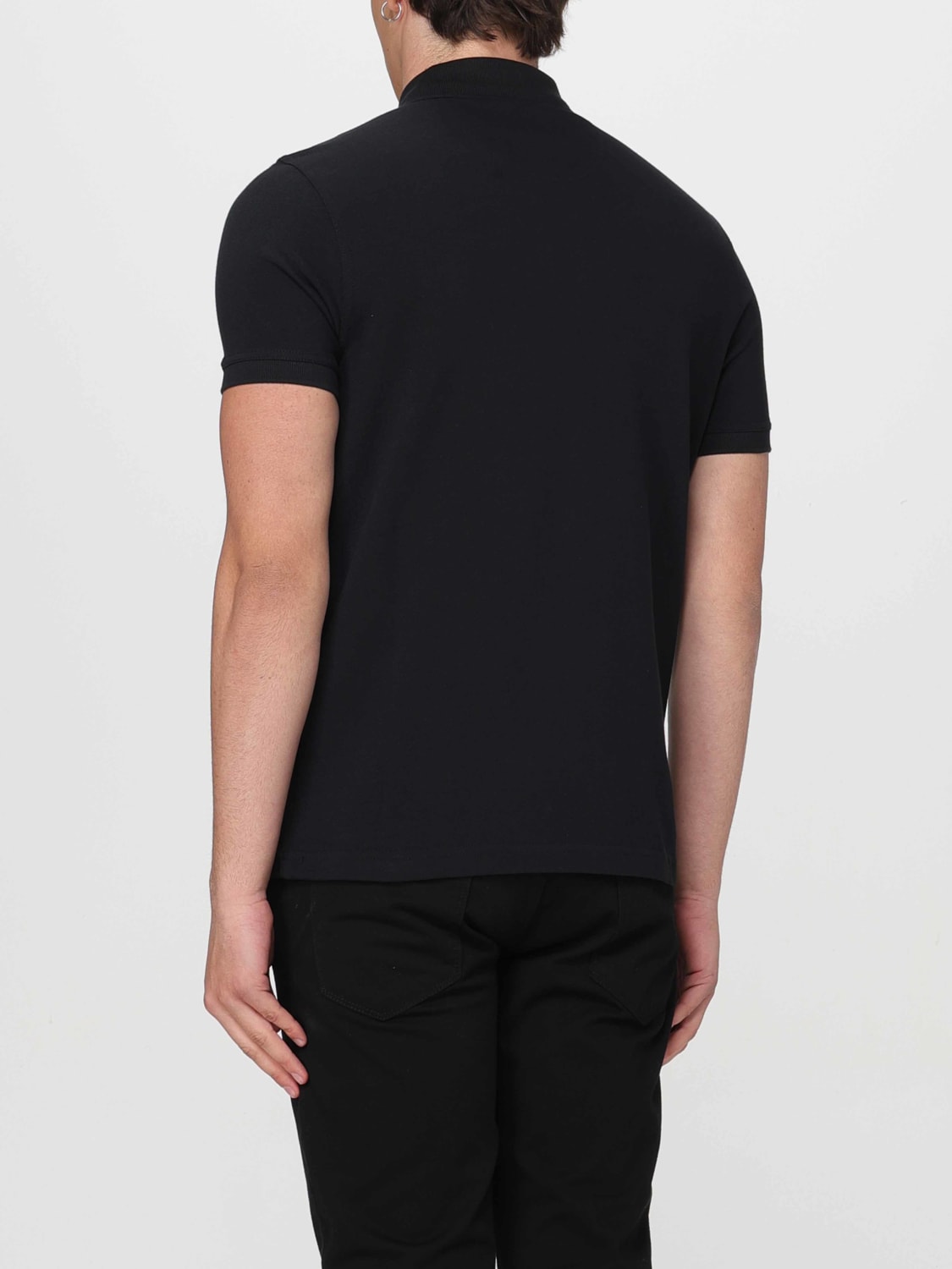 BARBOUR Polo shirt men Black Barbour polo shirt MML0358 online at GIGLIO.COM