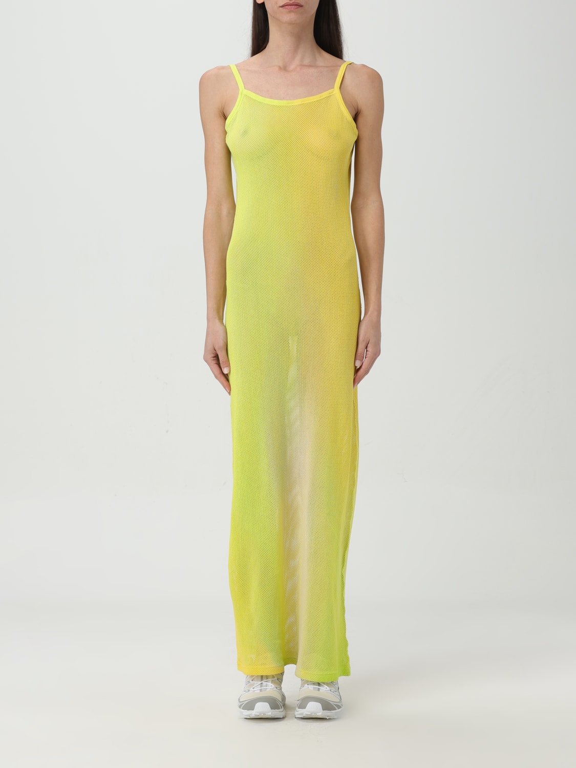 ACNE STUDIOS: Dress woman - Yellow | Acne Studios dress