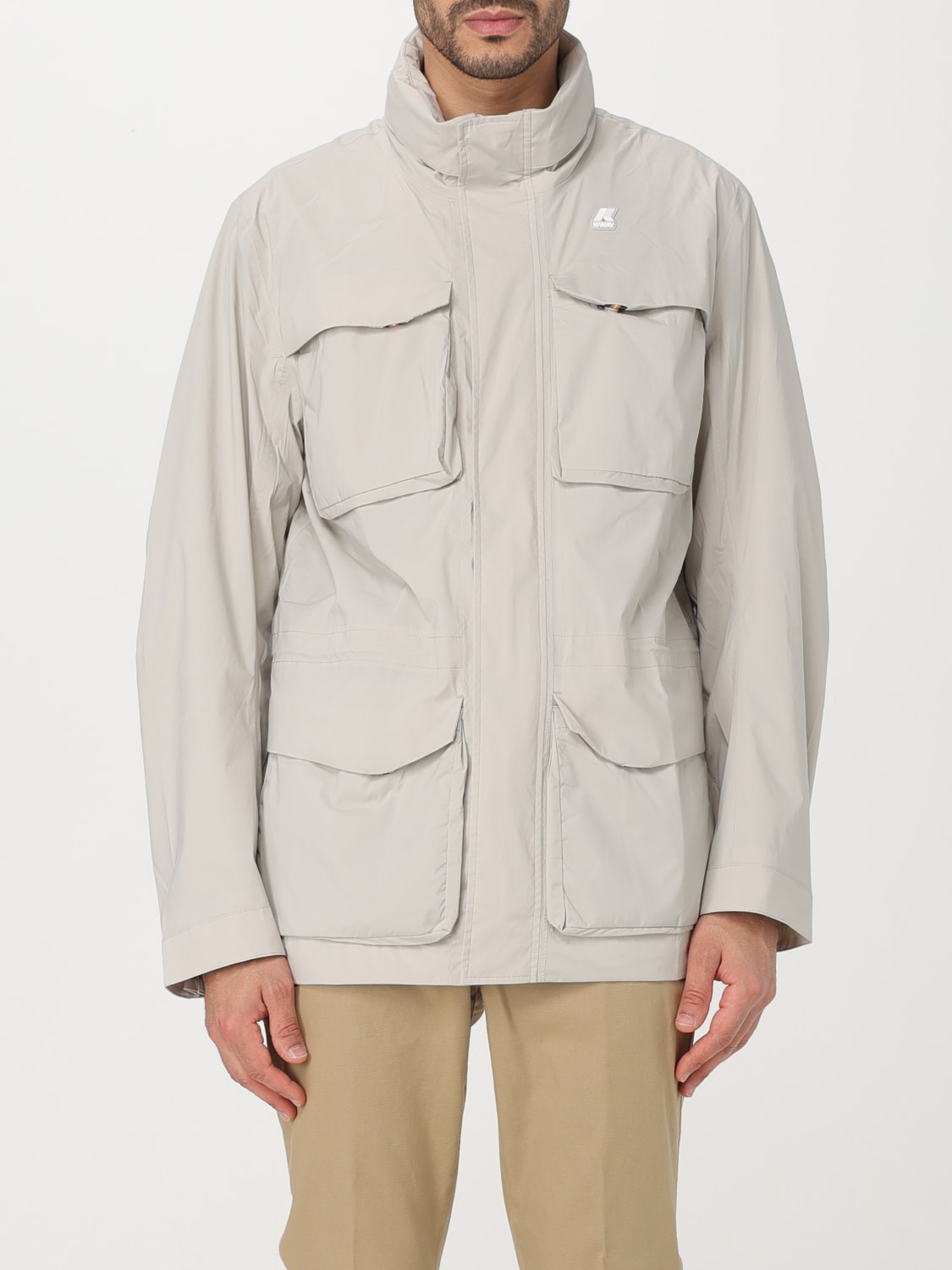 K-WAY JACKET: Jacket men K-way, Beige - Img 1