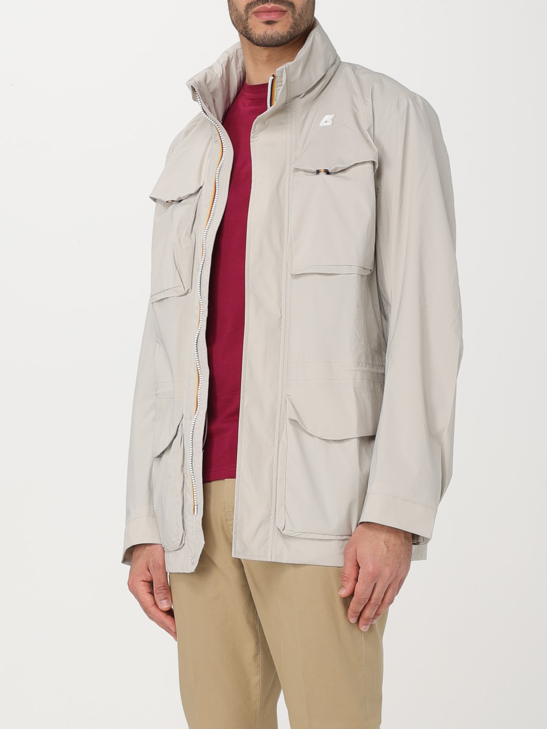 K-WAY JACKET: Jacket men K-way, Beige - Img 3