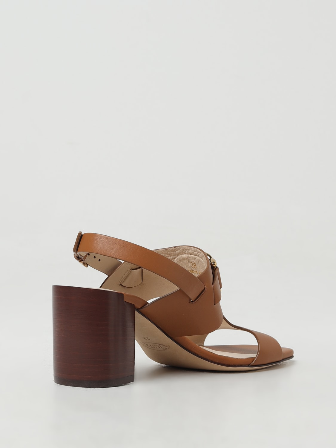 TOD'S SANDALIAS DE TACÓN: Zapatos mujer Tod's, Cuero - Img 3