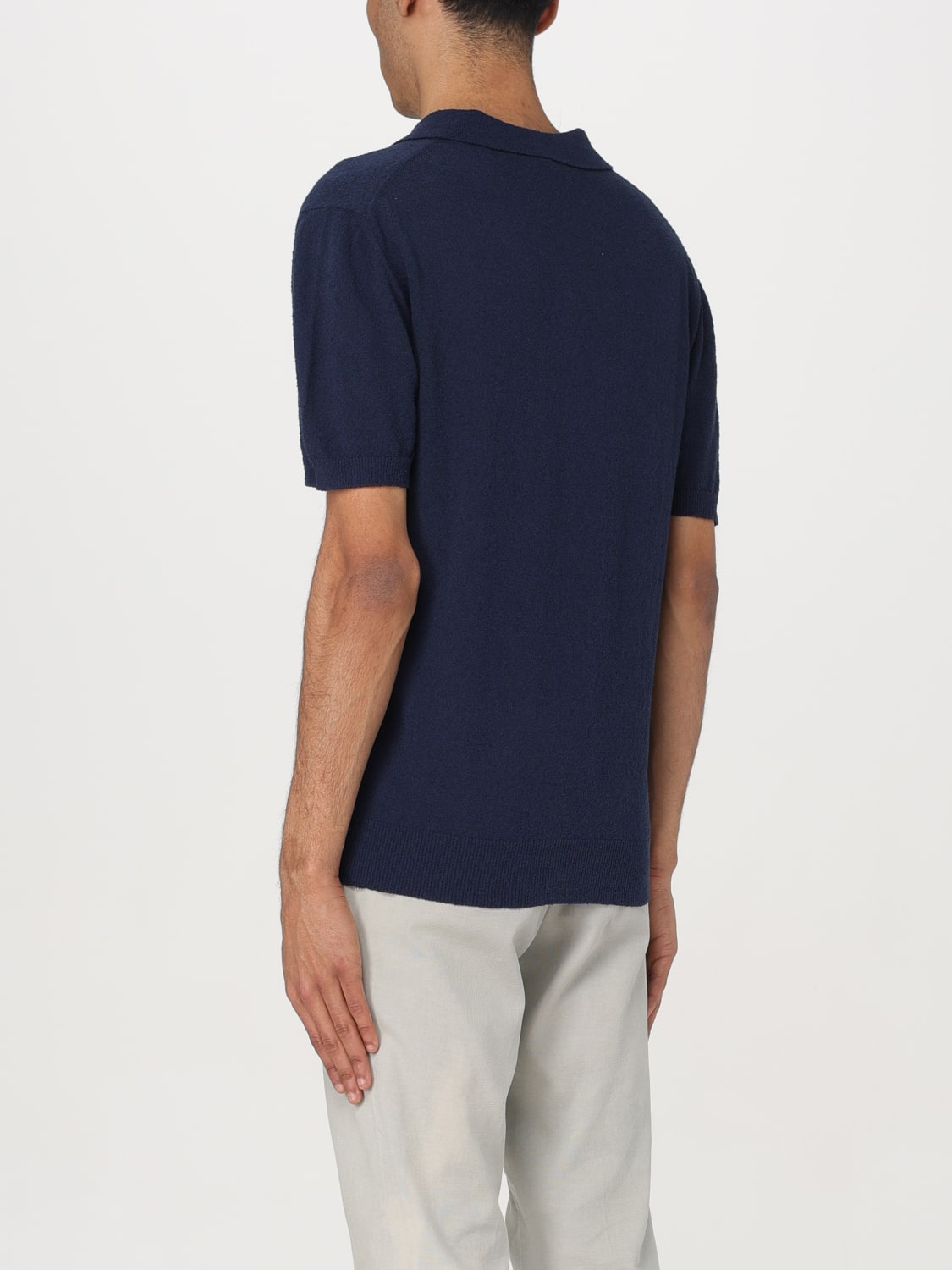 DRUMOHR POLO: Polo herren Drumohr, Blau - Img 2