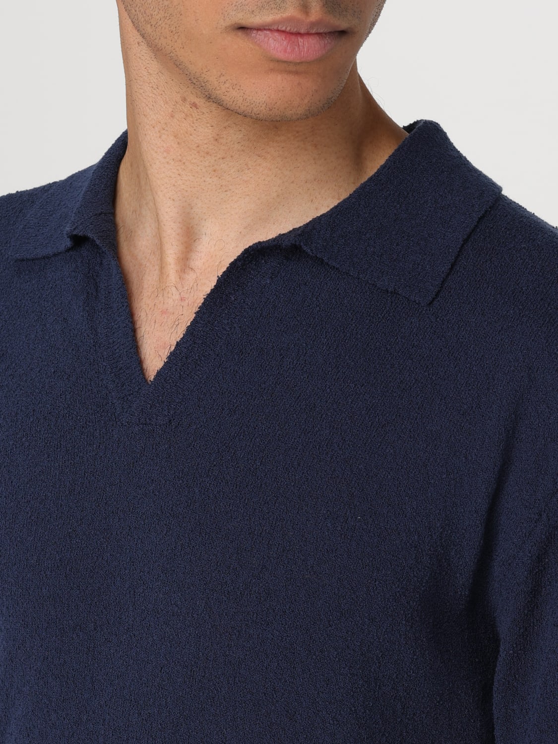 DRUMOHR POLO: Polo herren Drumohr, Blau - Img 3