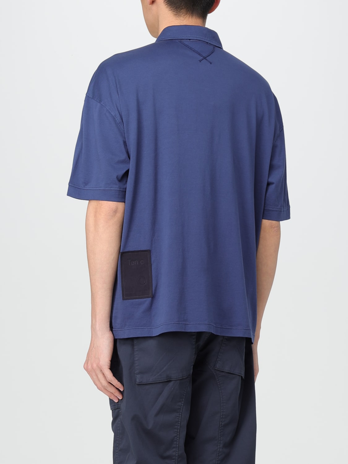 TEN C POLO: Polo Ten C in cotone , Blue - Img 3