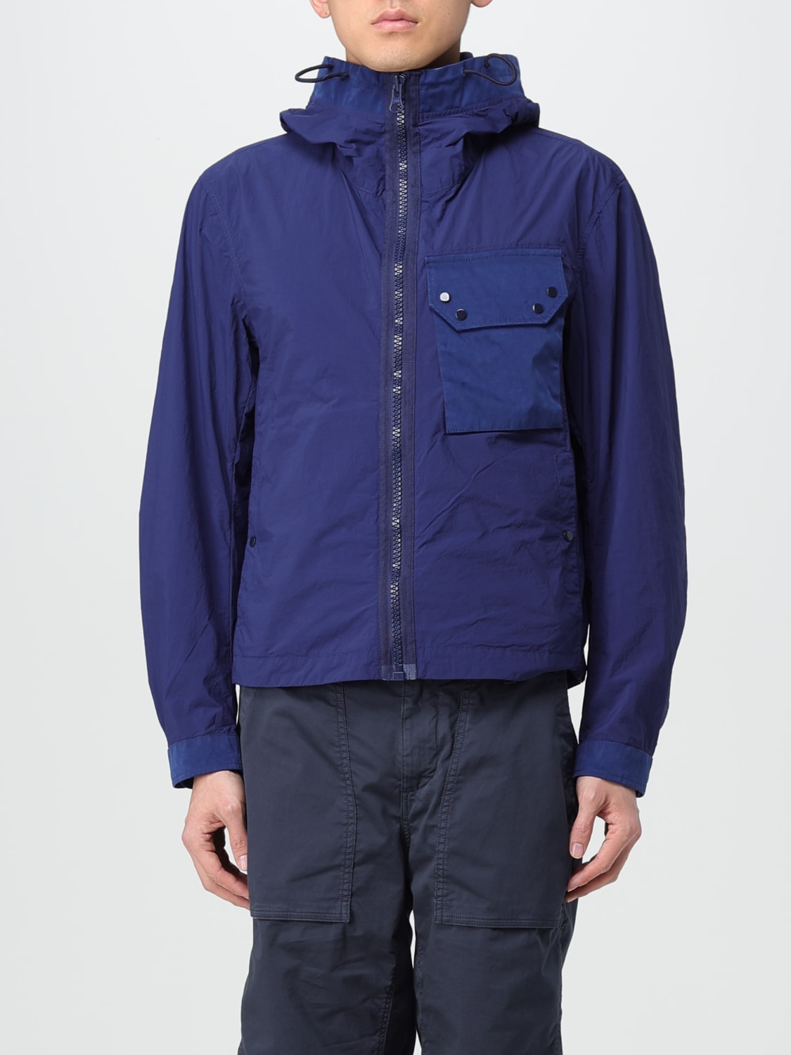 TEN C JACKET: Coat men Ten C, Blue - Img 1