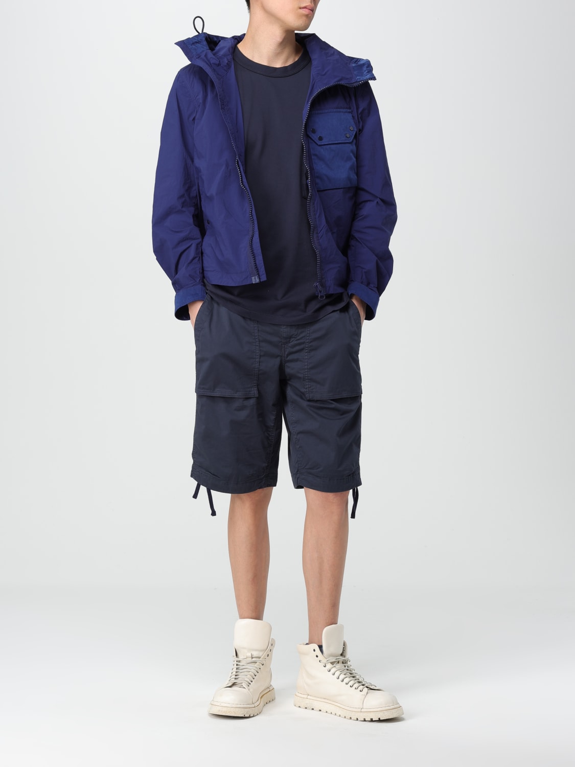 TEN C JACKET: Coat men Ten C, Blue - Img 2