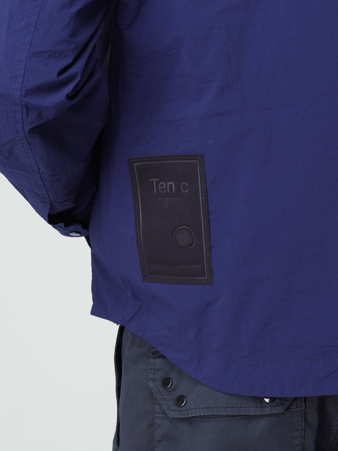 TEN C JACKET: Coat men Ten C, Blue - Img 5