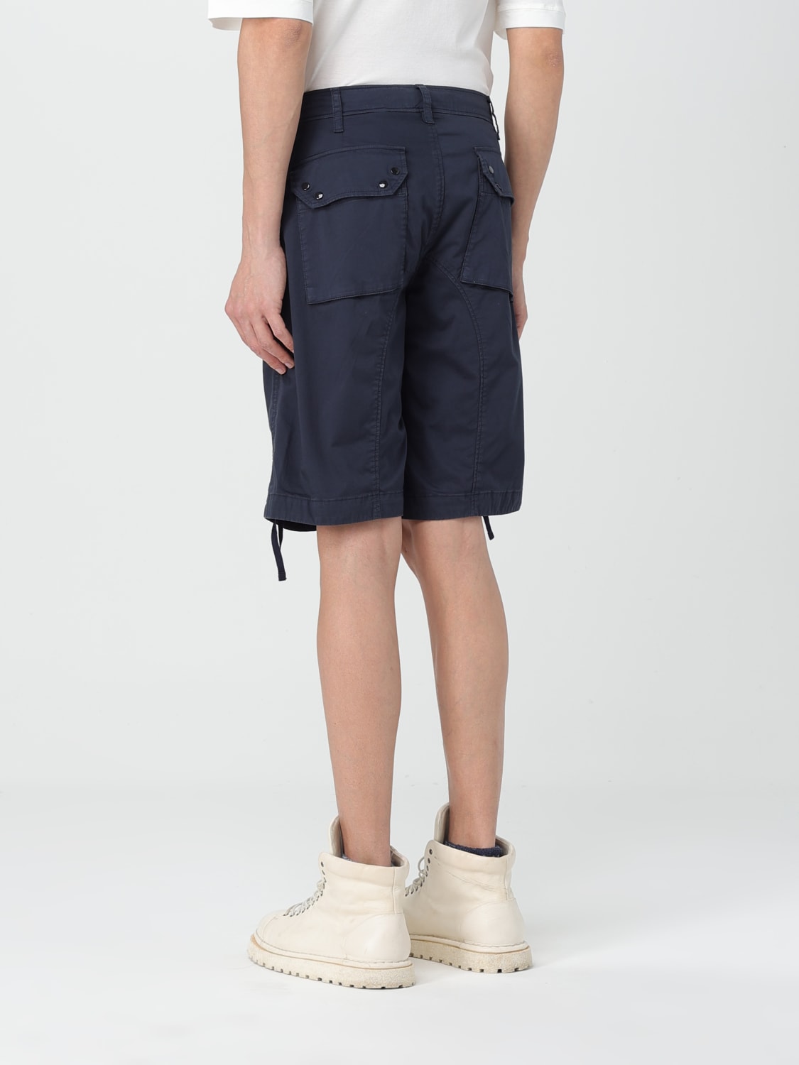 TEN C SHORT: Pants men Ten C, Blue - Img 2