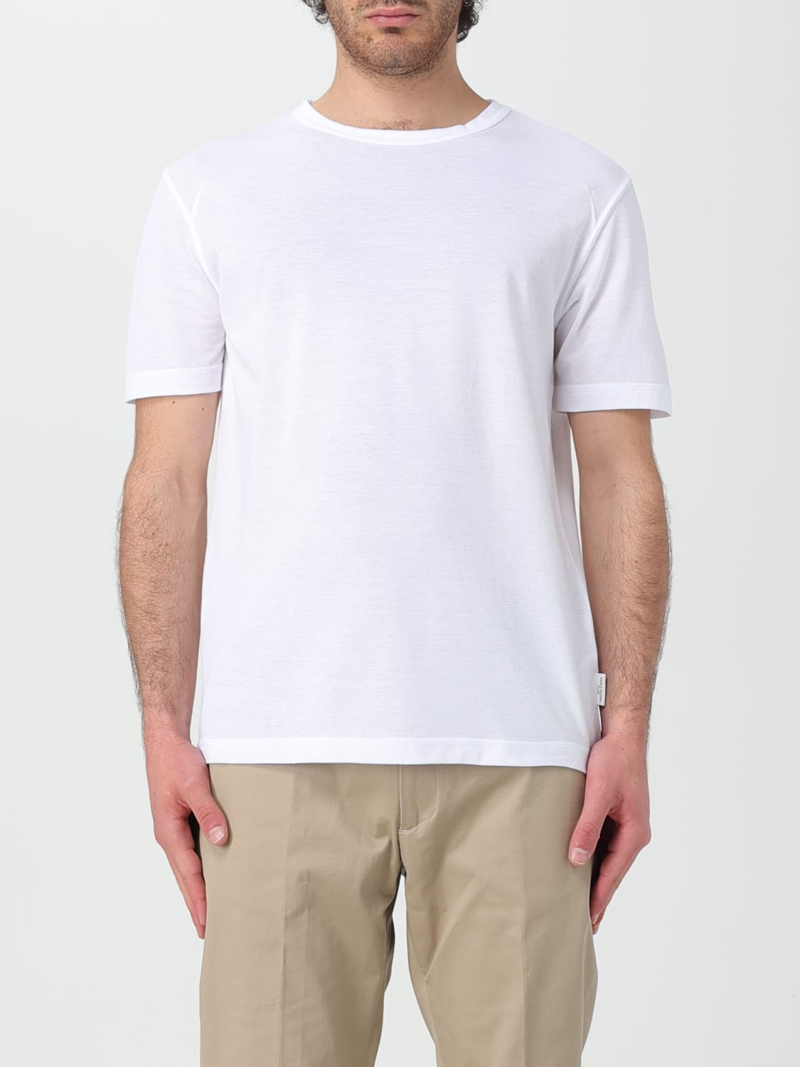 Paolo Pecora Outlet: T-shirt in cotone - Bianco | T-Shirt