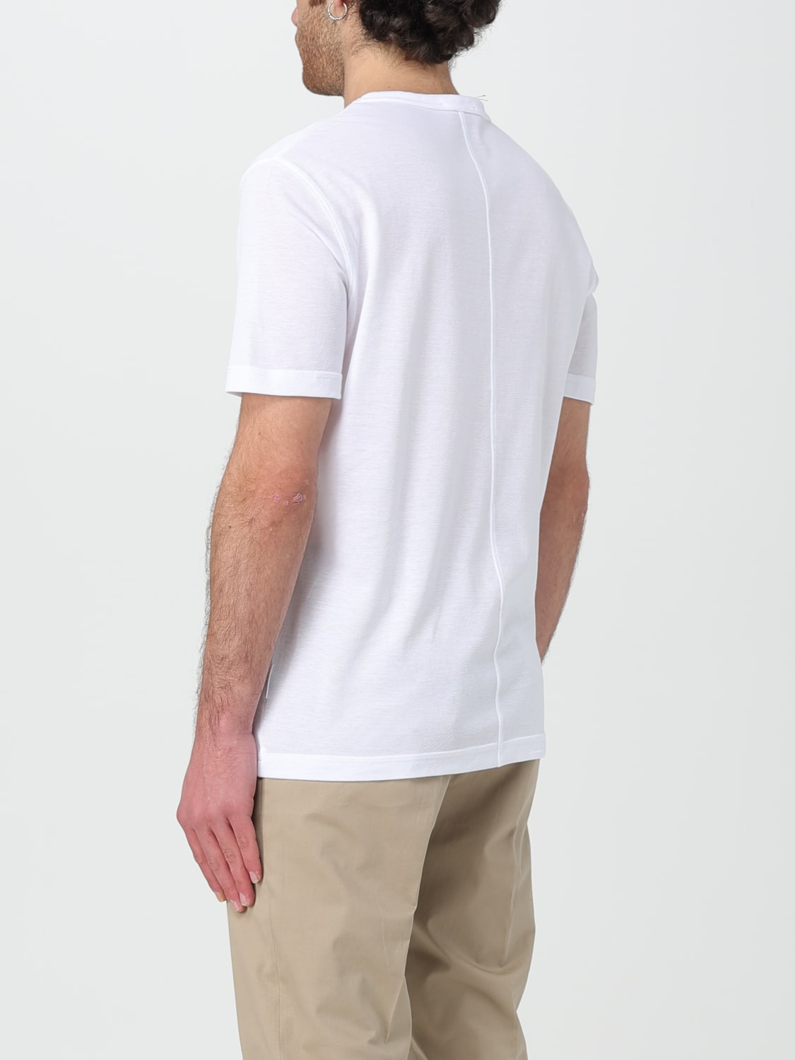 Paolo Pecora Outlet: T-shirt in cotone - Bianco | T-Shirt