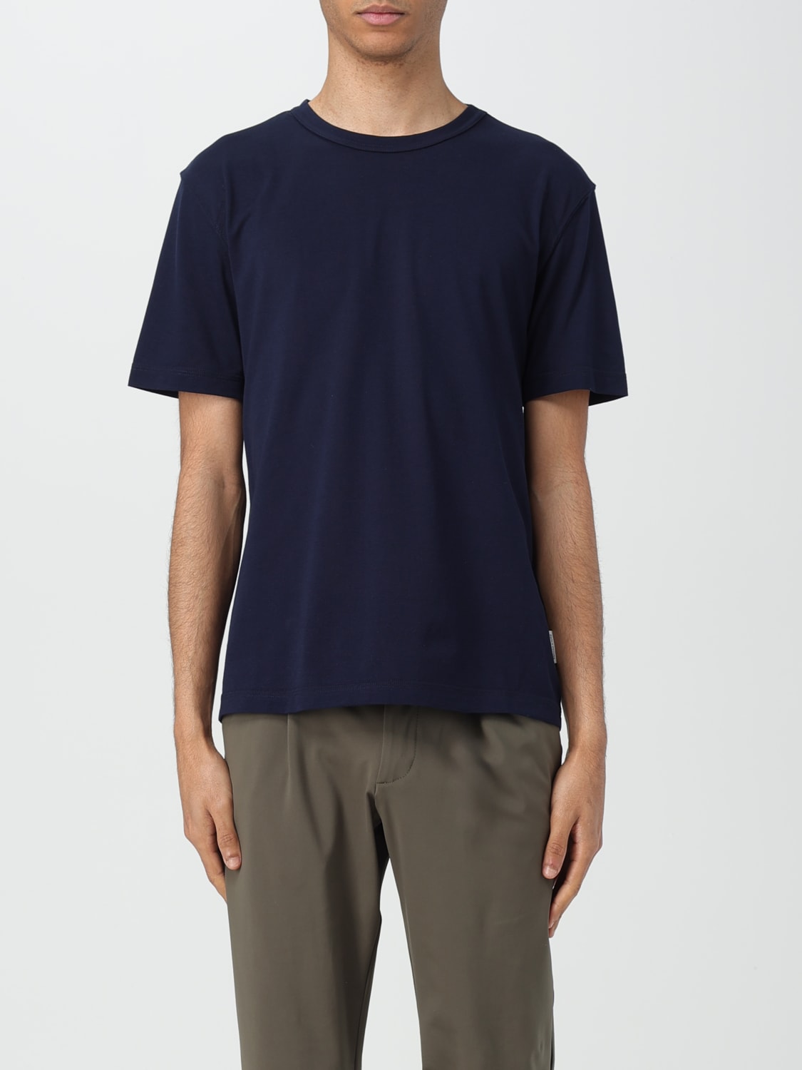 Tシャツ・カットソー PAOLO PECORA Men T-shirt Blue F1414138 6685 Paolo Pecoraアウトレット：Tシャツ メンズ - ブルー | GIGLIO