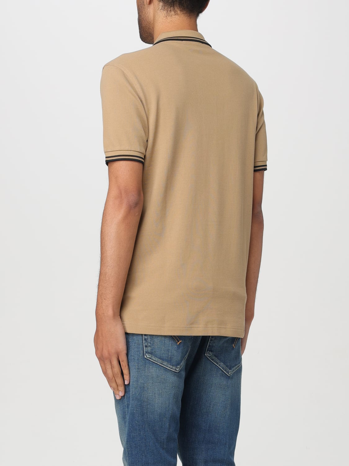 FRED PERRY ベージュ ポロシャツ Mサイズ フレッドペリー FRED PERRY 【正規品】フレッドペリー FRED