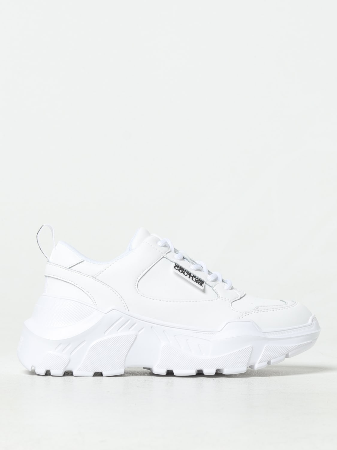 VERSACE JEANS COUTURE SNEAKERS: Sneakers Versace Jeans Couture in pelle, Bianco - Img 1