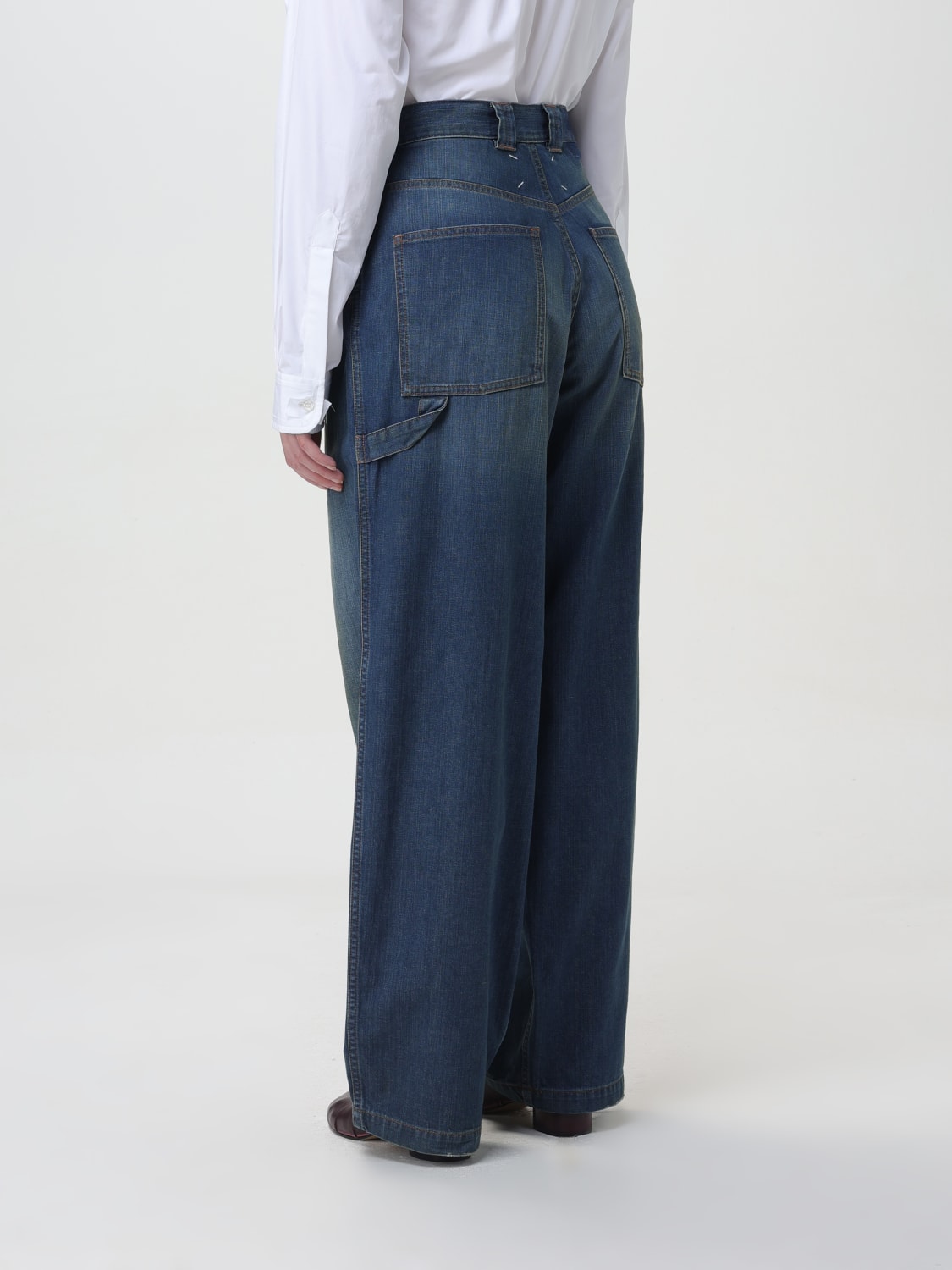 Maison Margiela Outlet: Jeans woman - Blue | Maison Margiela