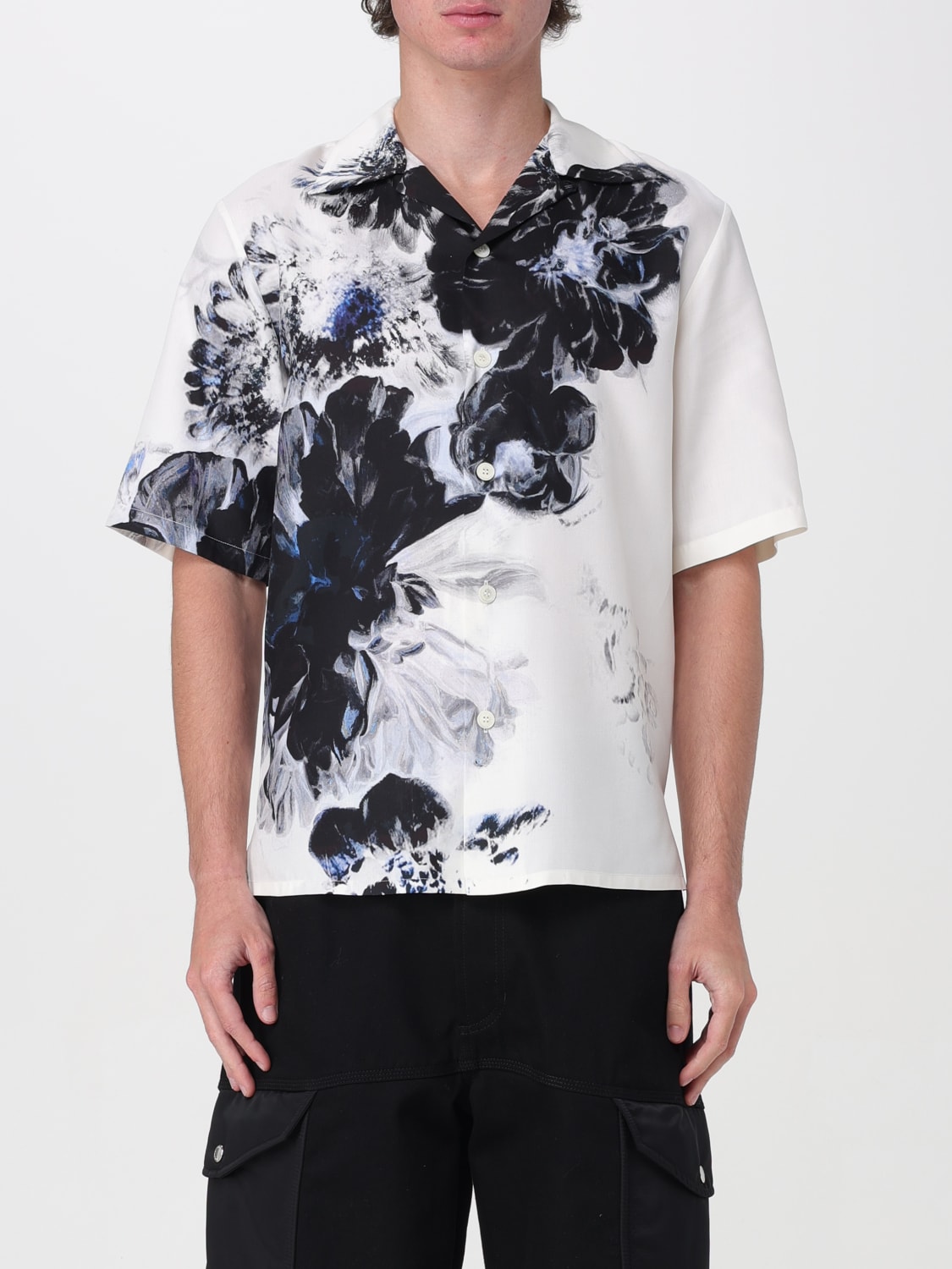 ALEXANDER MCQUEEN Shirt men White Alexander McQueen shirt 782273QQAAM online at GIGLIO.COM