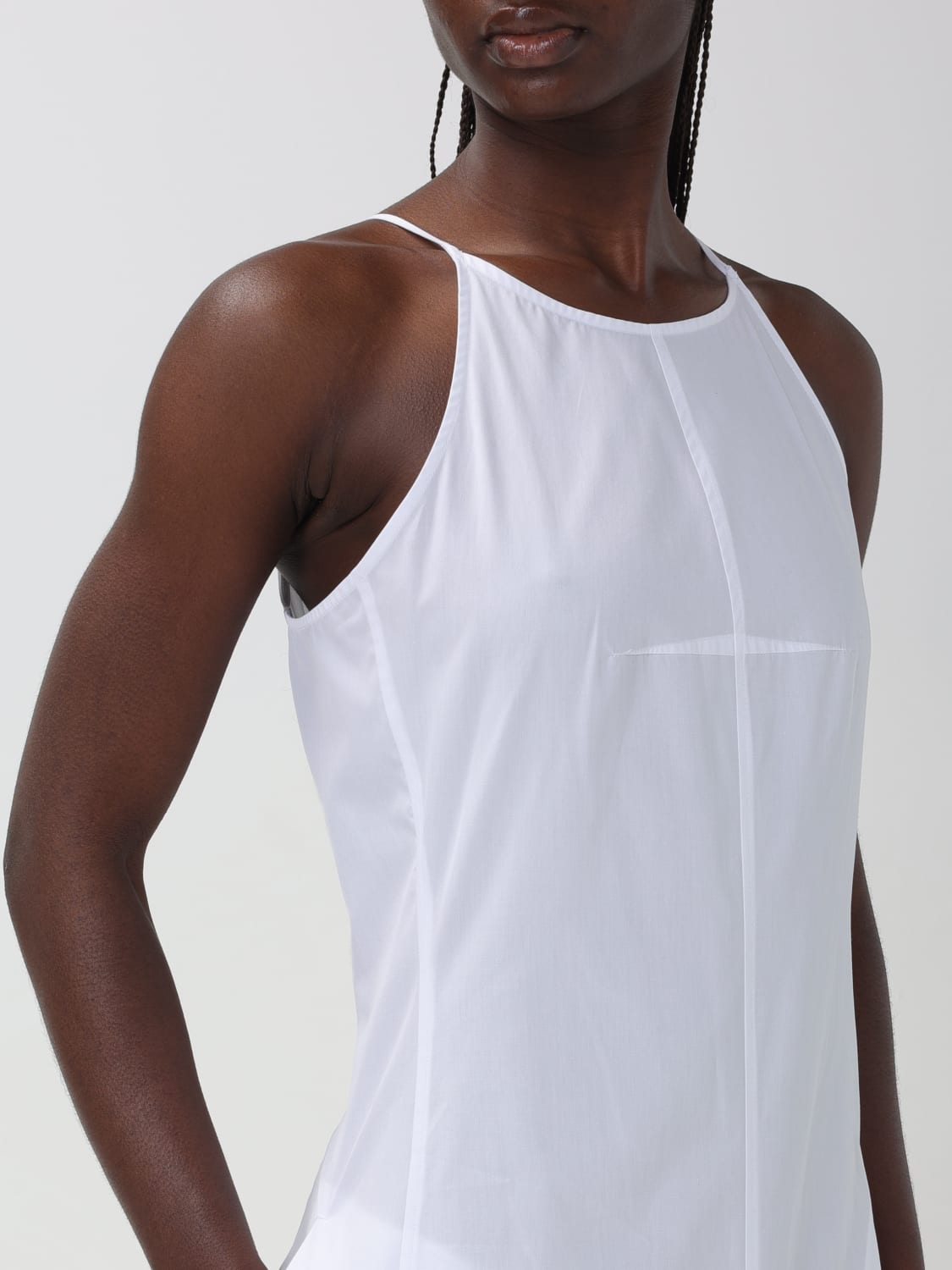 SPORTMAX ABITO: Abito Sportmax in cotone , Bianco - Img 4