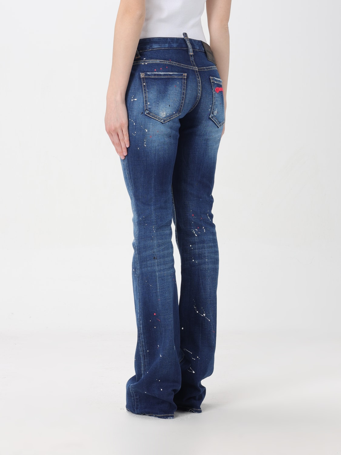 DSQUARED2 JEANS: Jeans femme Dsquared2, Denim - Img 2