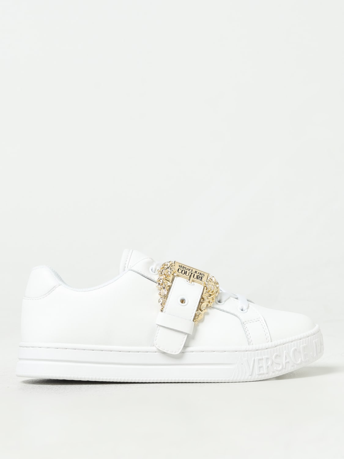 Giglio Sneakers Versace Jeans Couture in pelle con fibbia Baroque