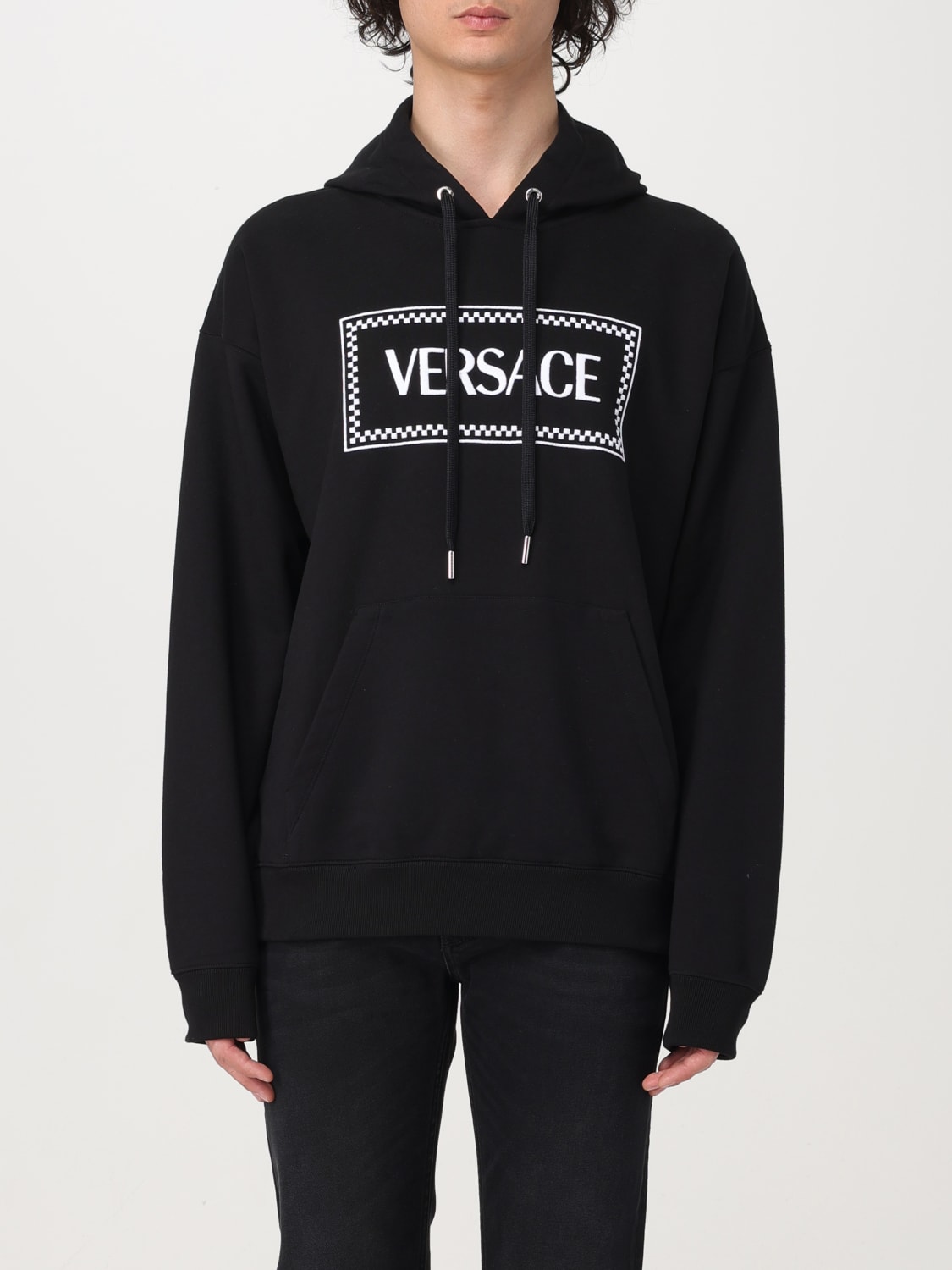 VERSACE SWEATSHIRT: Sweatshirt men Versace, Black - Img 1