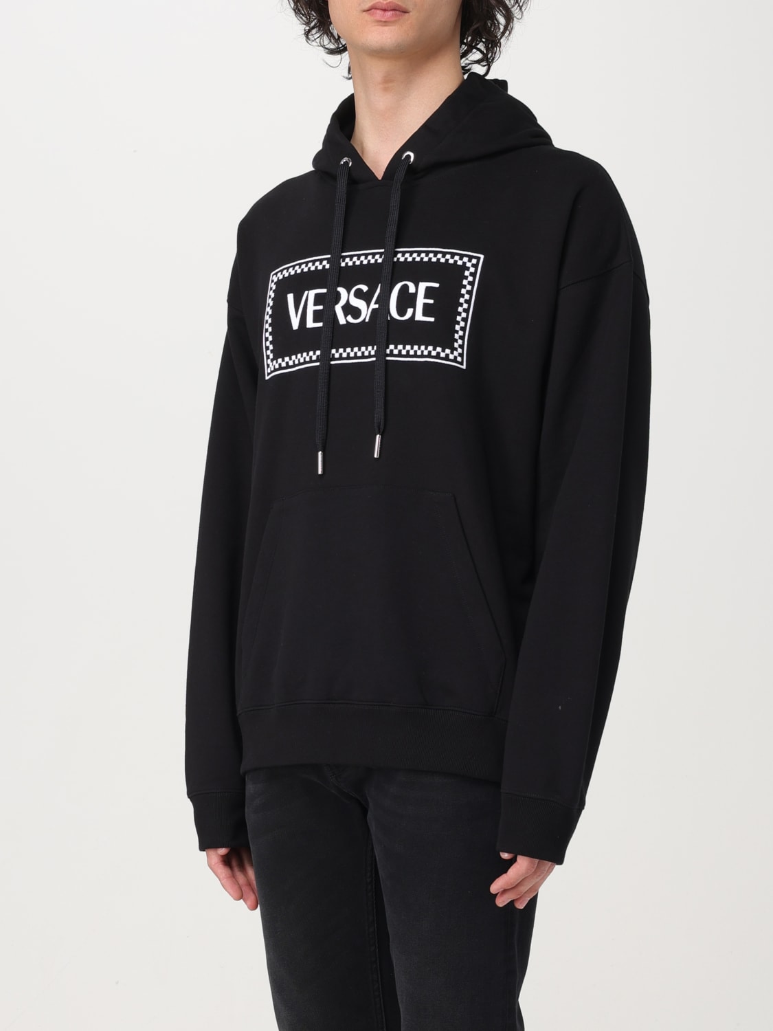 VERSACE SWEATSHIRT: Sweatshirt men Versace, Black - Img 4