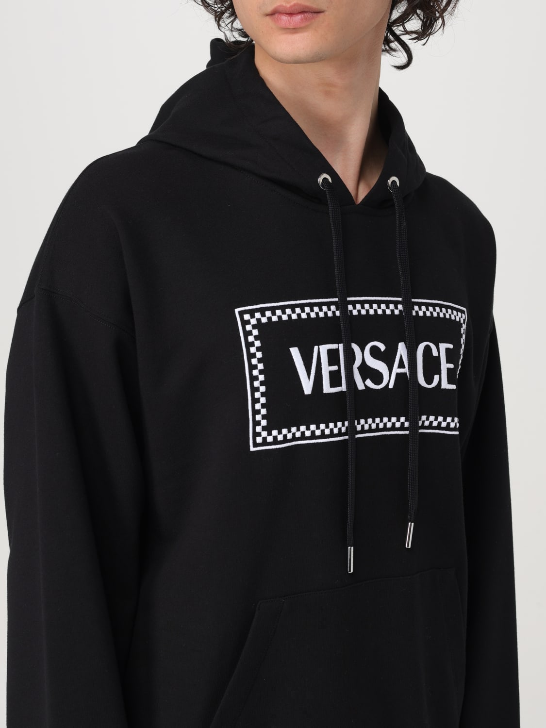 VERSACE SWEATSHIRT: Sweatshirt men Versace, Black - Img 5