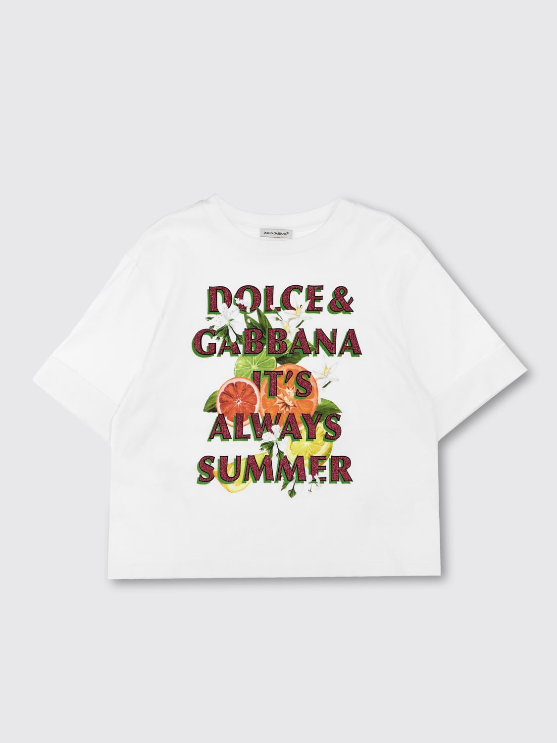 DOLCE & GABBANA T-SHIRT: T-shirt kids Dolce & Gabbana, White - Img 1