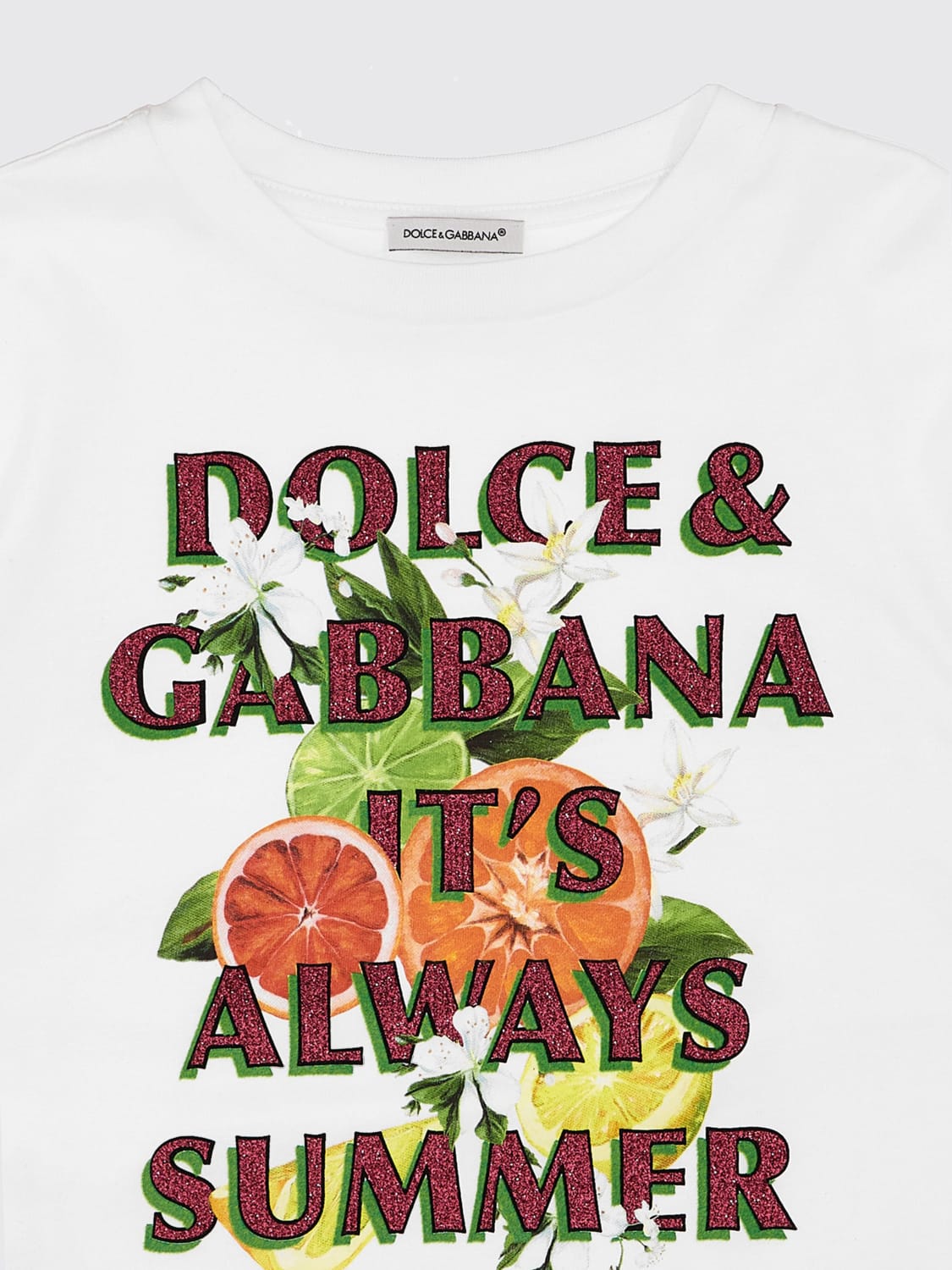 DOLCE & GABBANA T-SHIRT: T-shirt kids Dolce & Gabbana, White - Img 3
