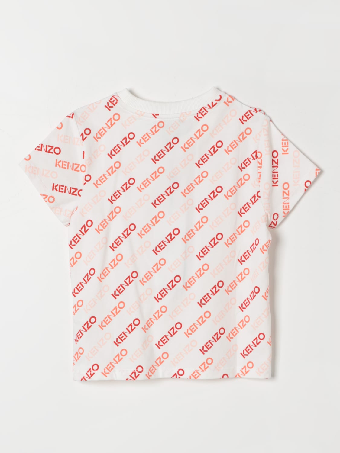 KENZO KIDS T-SHIRT: T-shirt kids Kenzo Kids, Ivory - Img 2