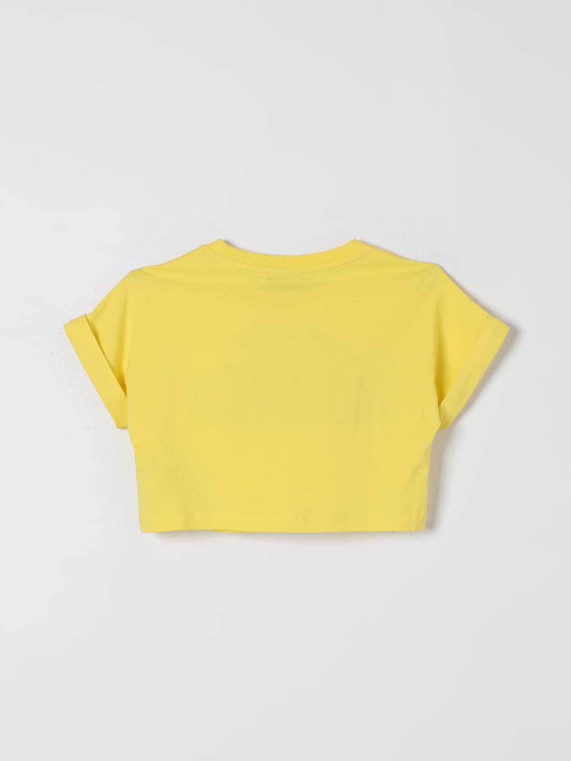 MOSCHINO T-SHIRT: T-shirt Moschino Kid in cotone, Giallo - Img 2