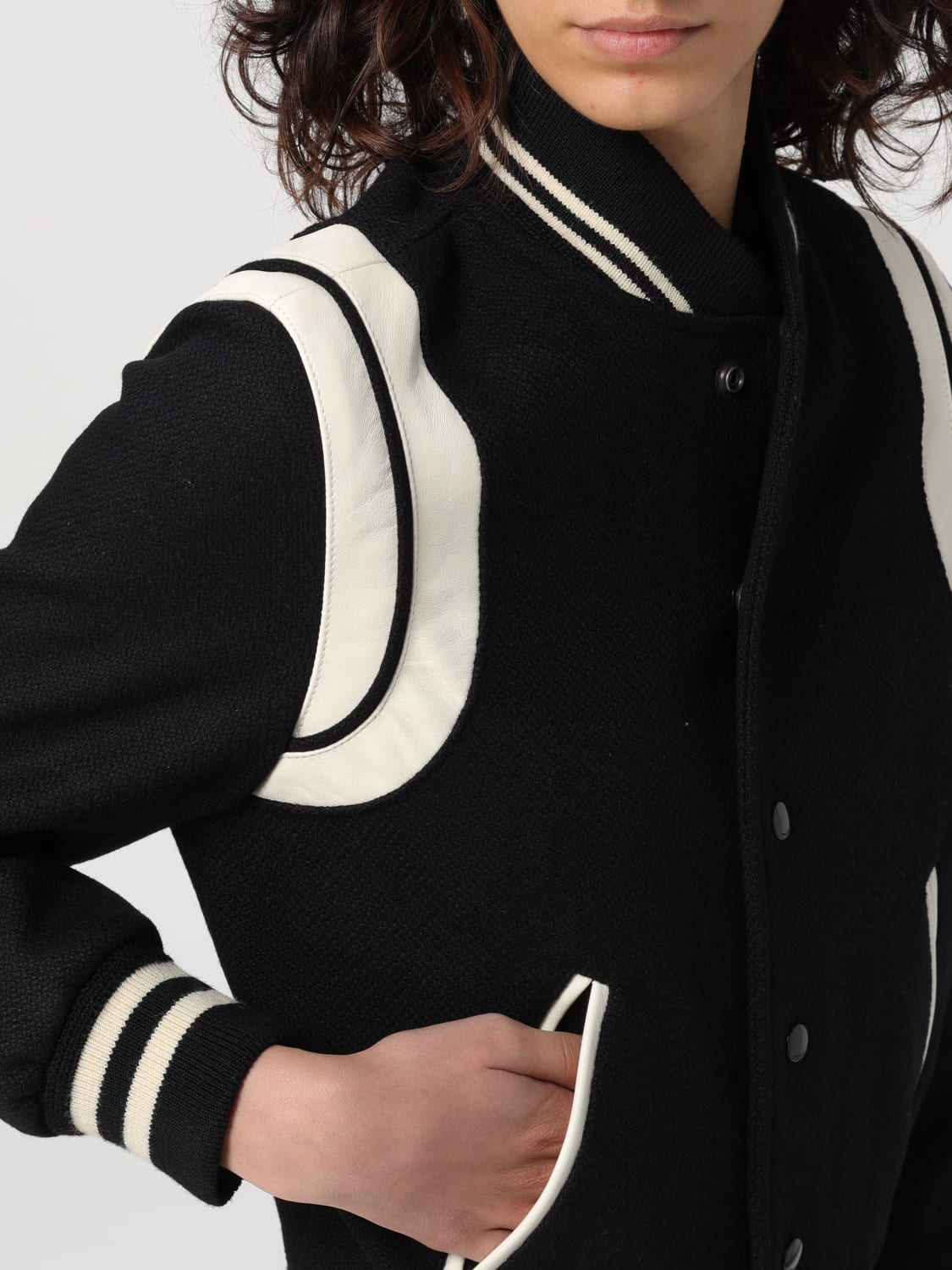 ジャケット SAINT LAURENT Woman Jacket Black 376283Y180W 1900 SAINT LAURENT: Jacket woman - Black | Saint Laurent jacket