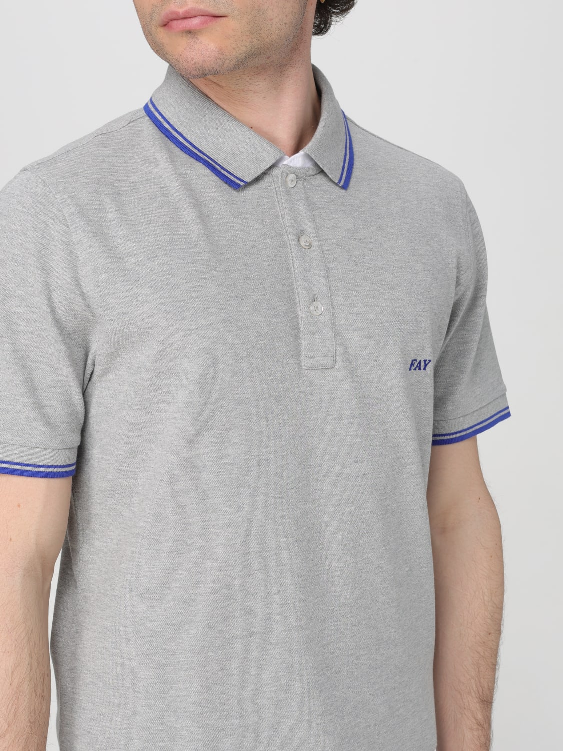 FAY POLO SHIRT: T-shirt men Fay, White 1 - Img 3