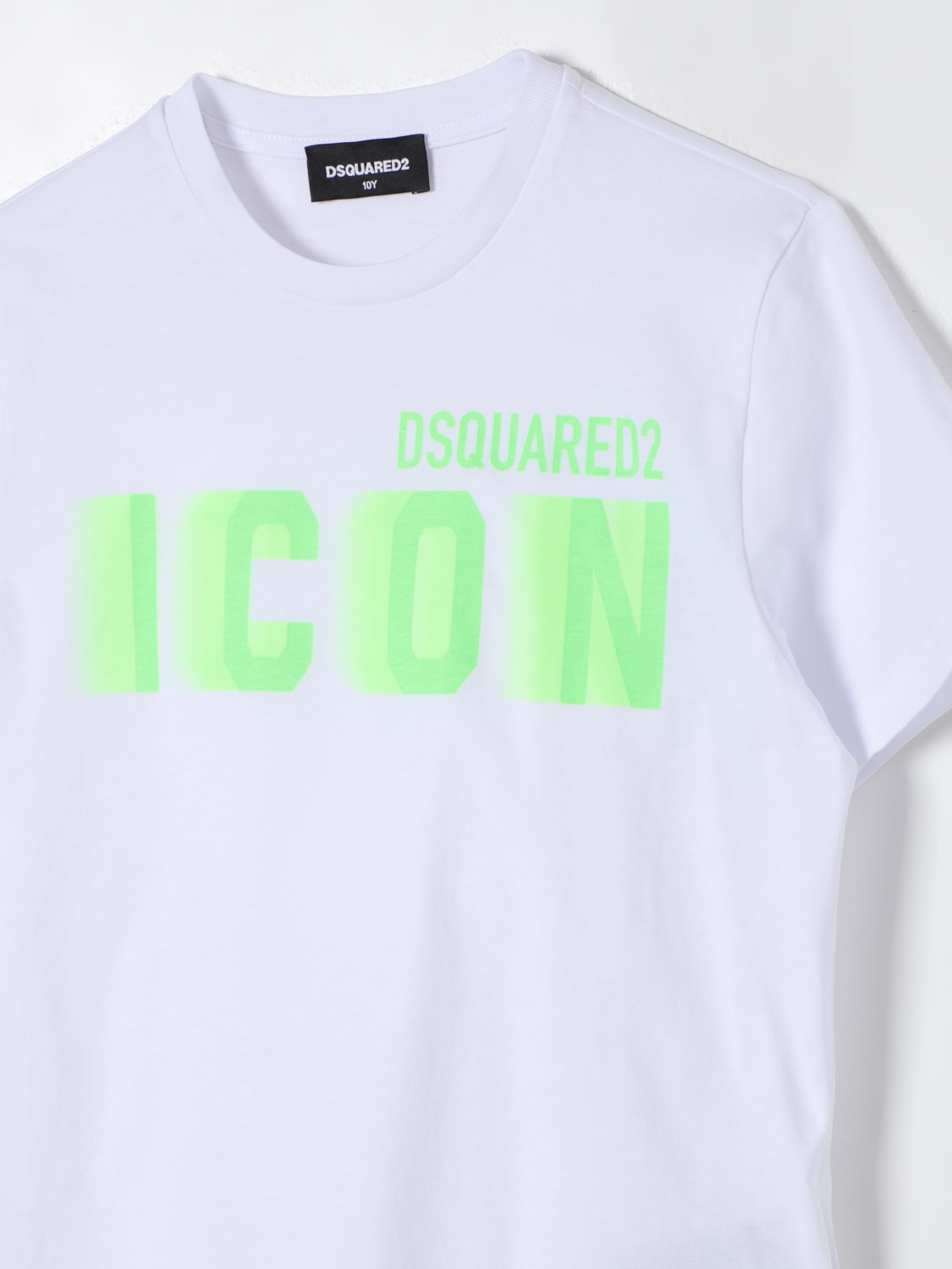 DSQUARED2 JUNIOR：Tシャツ ボーイ - ホワイト 1 | GIGLIO.COM ...