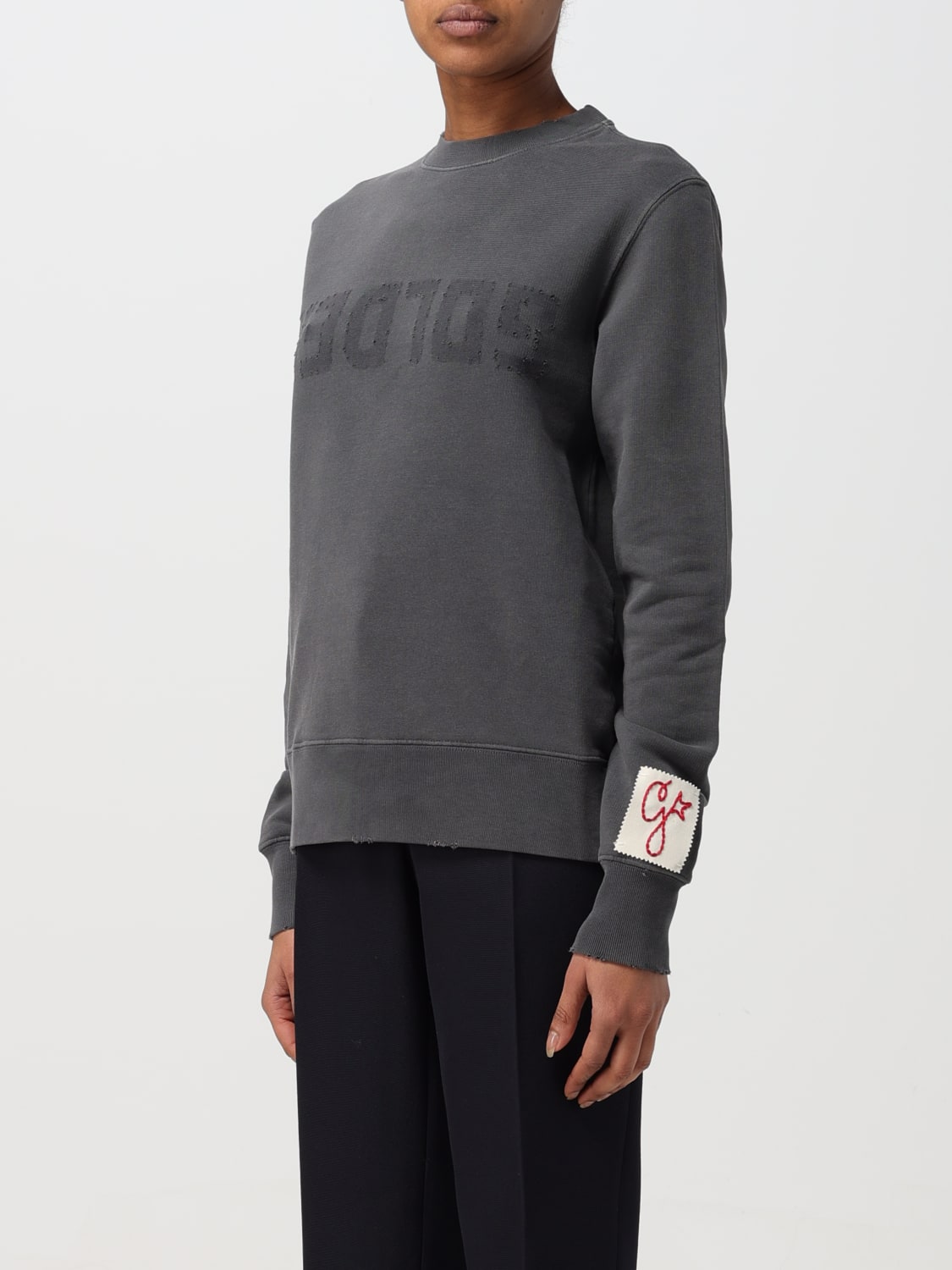 GOLDEN GOOSE SWEATSHIRT: Sweater woman Golden Goose, Grey - Img 4