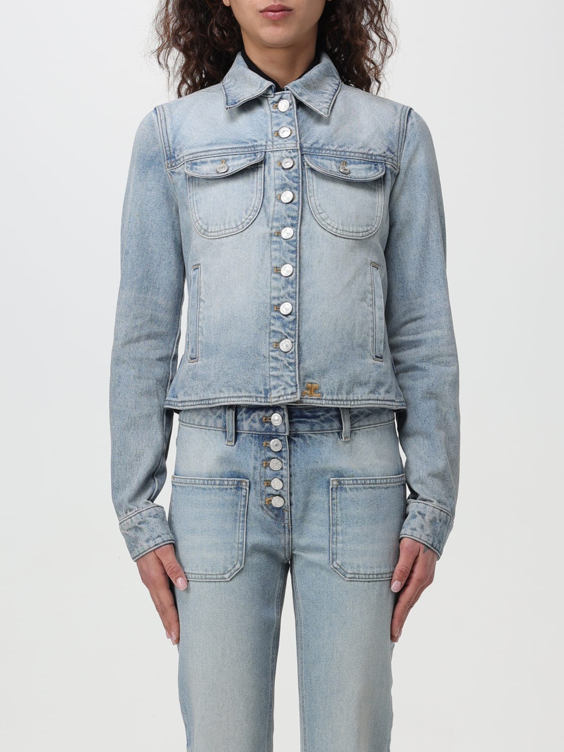 COURRÈGES VESTE: Veste femme CourrÈges, Denim - Img 1