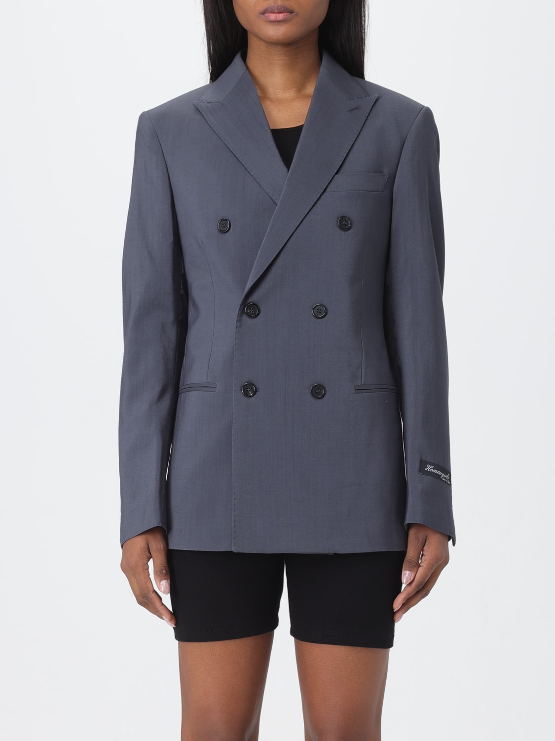 HOMMEGIRLS BLAZER: Blazer woman Hommegirls, Grey - Img 1