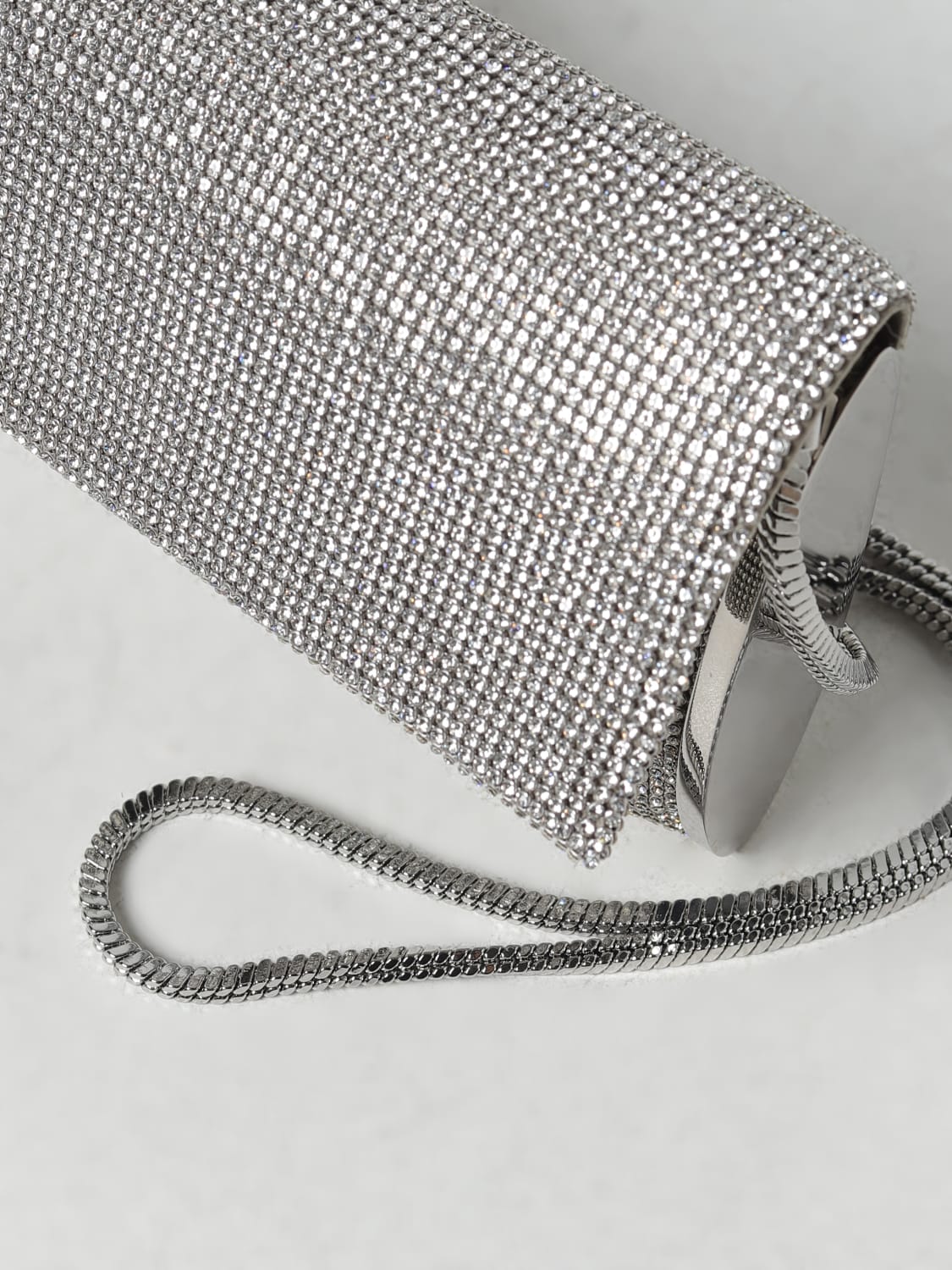 ショルダーバッグ・ポシェット BENEDETTA BRUZZICHES Woman Shoulder bag Silver SS25082 019 SS24081019_-Joy-Crystal-on-