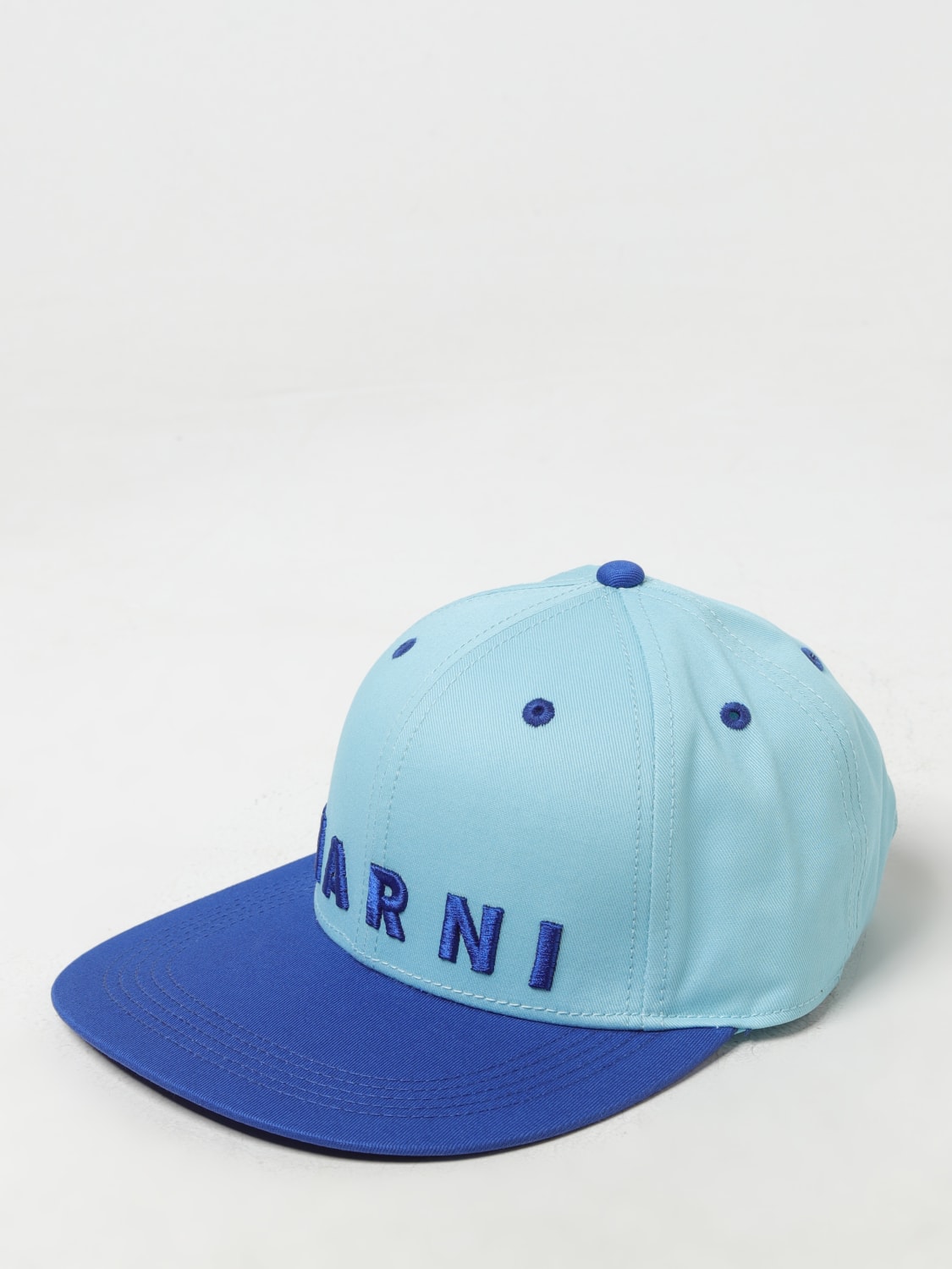 MARNI CAPPELLO NEONATO: Cappello Marni in cotone , Azzurro - Img 1