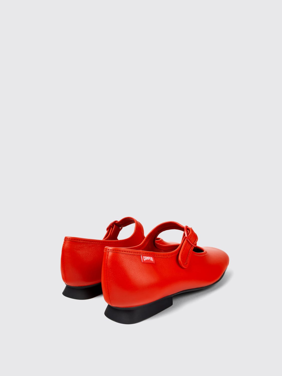 CAMPER BALLERINE: Ballerina Casi Myra Camper in pelle, Rosso - Img 3