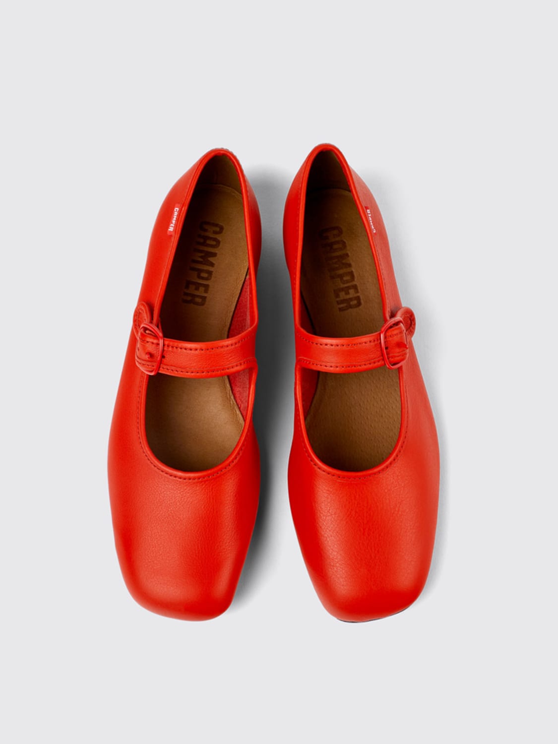 CAMPER BALLERINE: Ballerina Casi Myra Camper in pelle, Rosso - Img 4