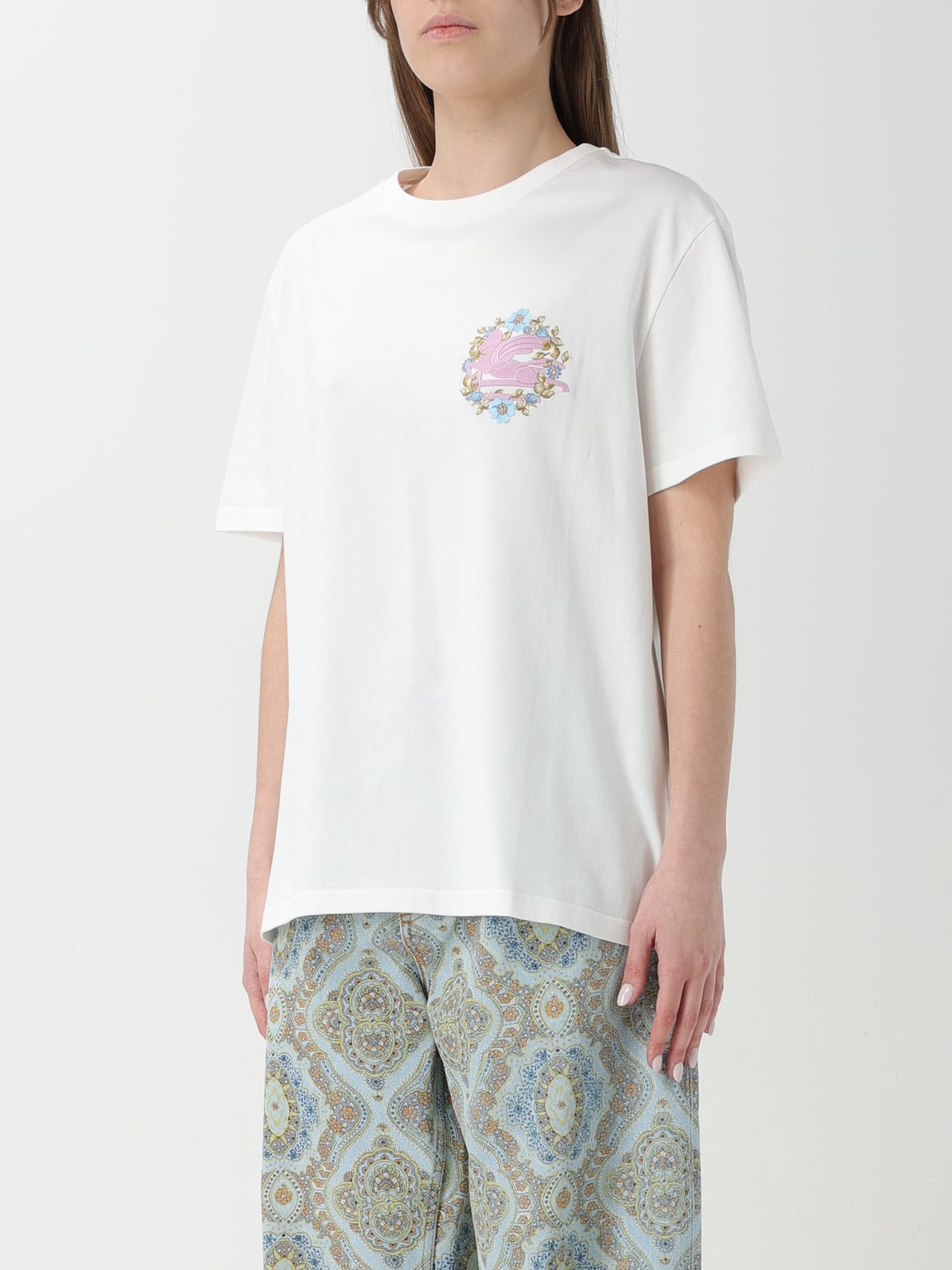 ETRO T-SHIRT: T-shirt woman Etro, White - Img 4