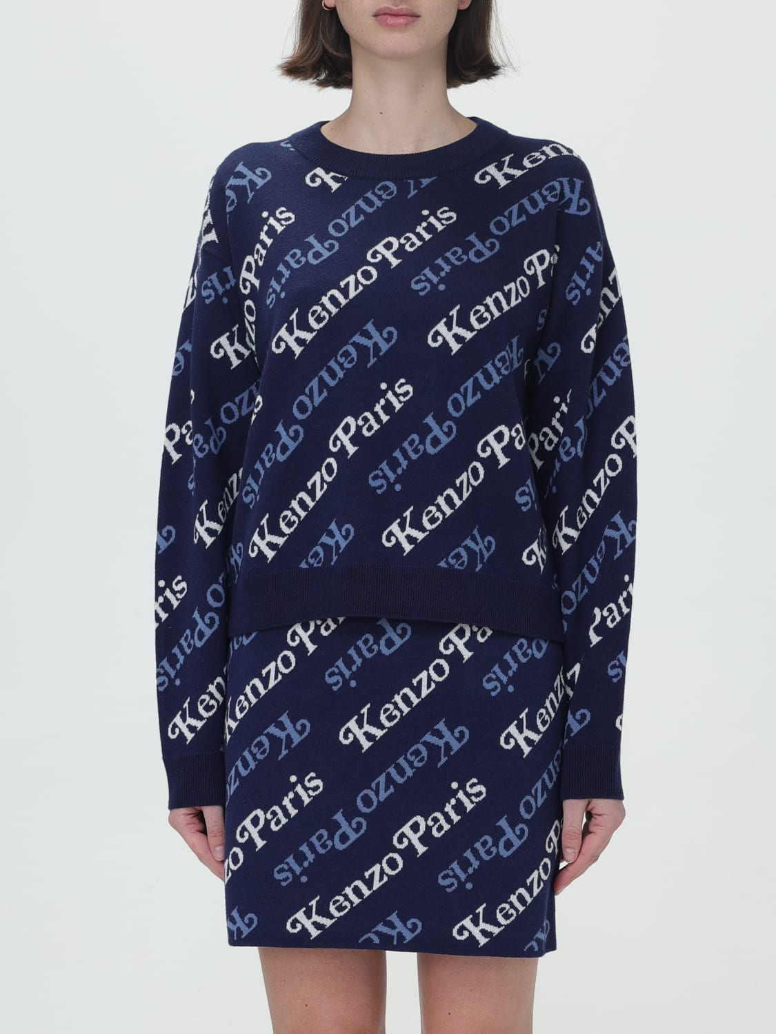 KENZO PULLOVER: Sweatshirt damen Kenzo, Blau - Img 1