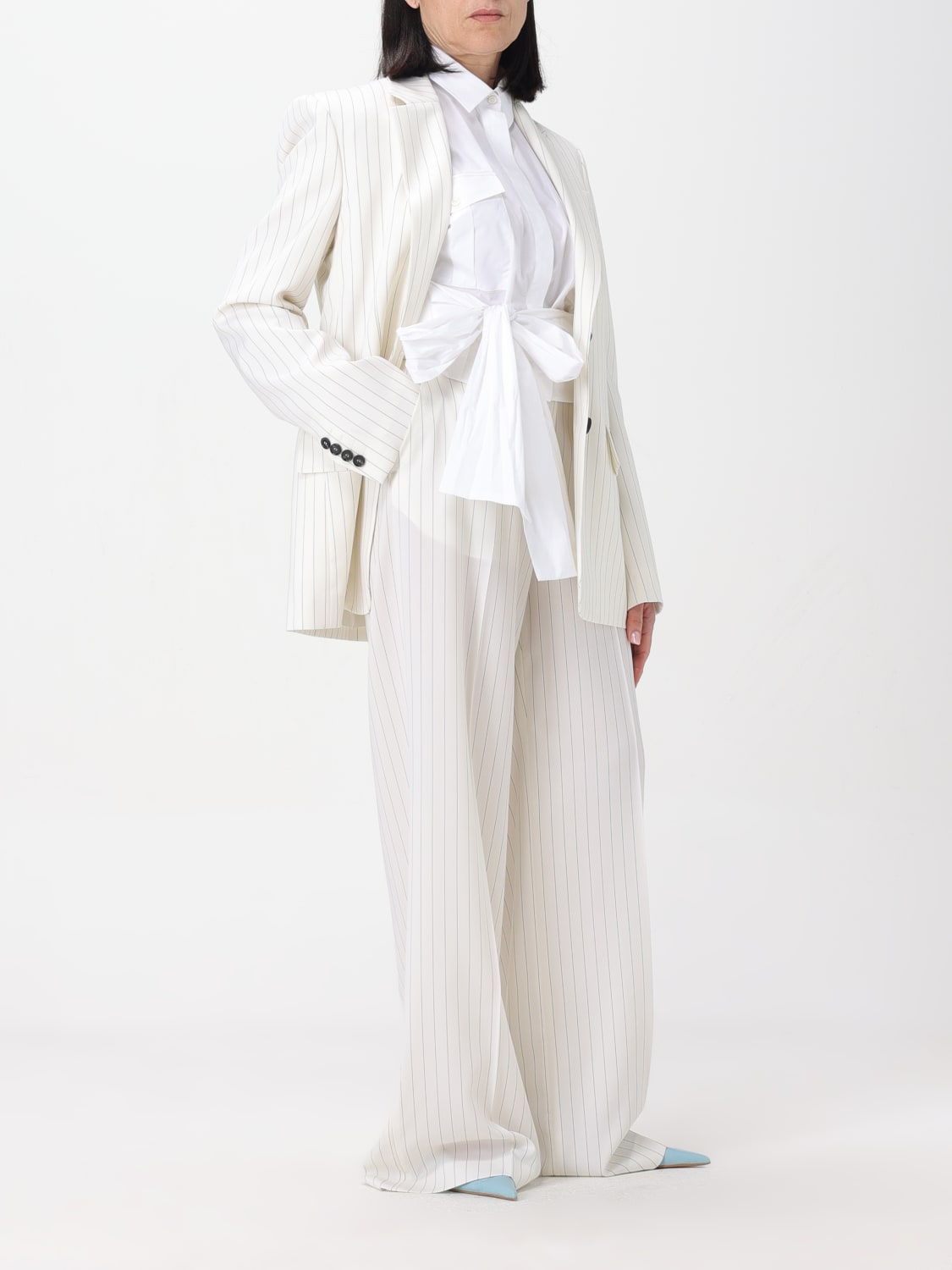 MSGM PANTS: Pants woman MSGM, White - Img 2