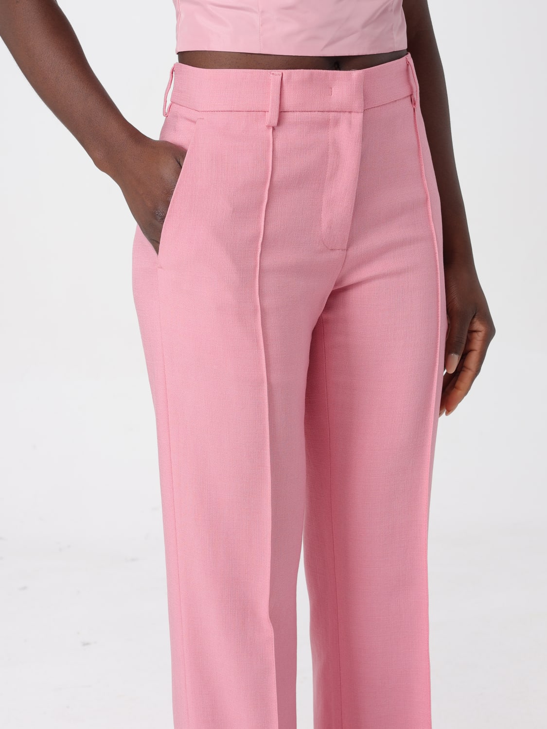 MSGM PANTS: Pants woman MSGM, Pink - Img 3