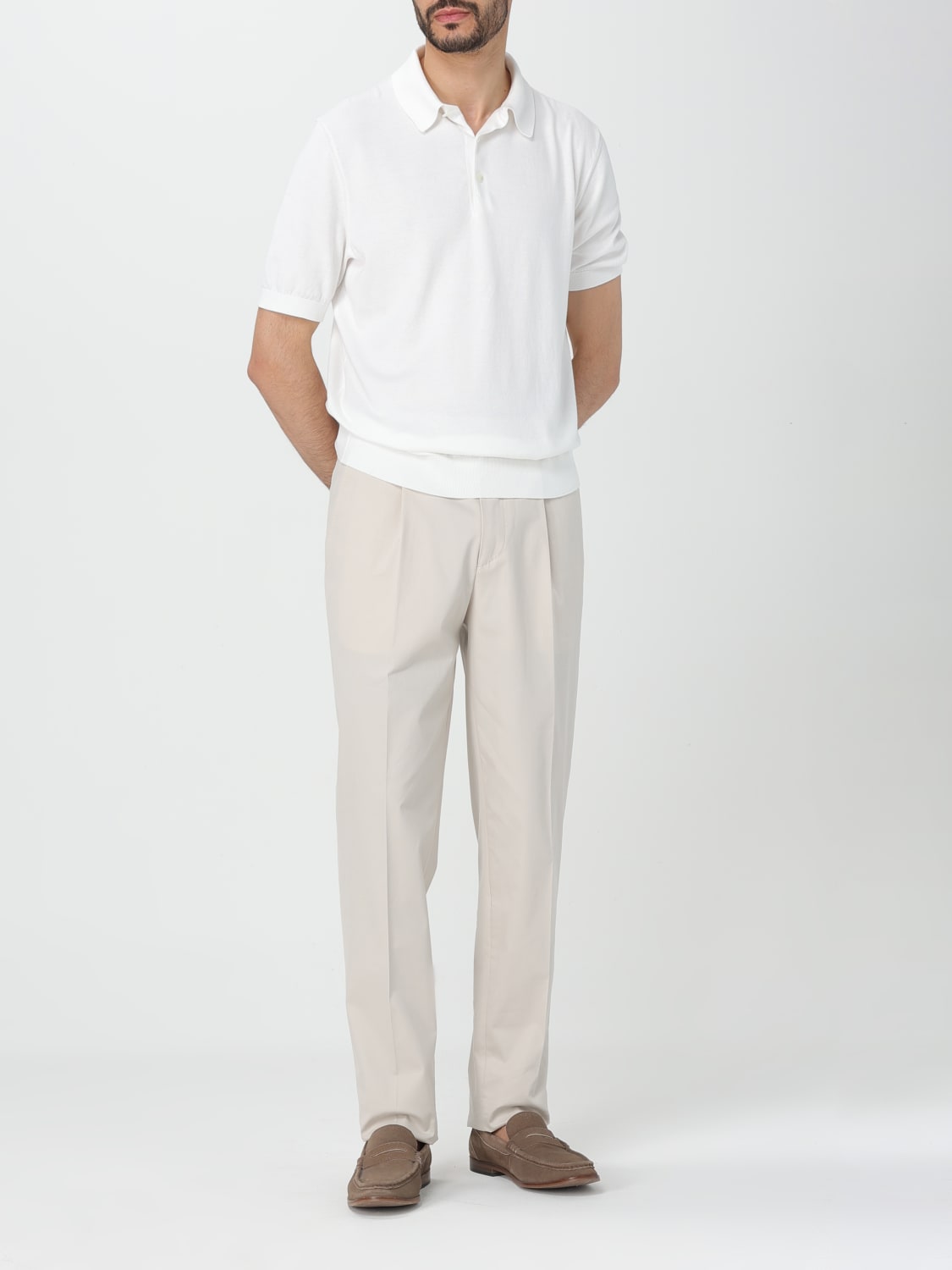 ZEGNA POLO SHIRT: Polo shirt men Zegna, White - Img 2