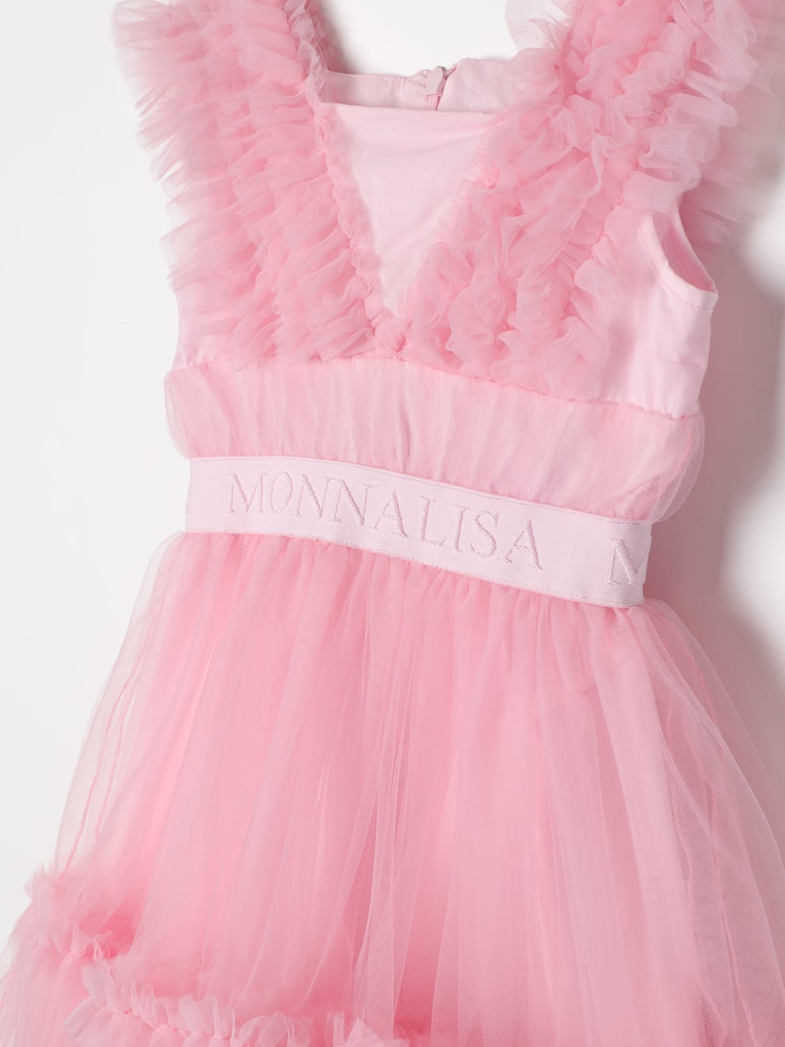 MONNALISA DRESS: Dress kids Monnalisa, Pink - Img 3