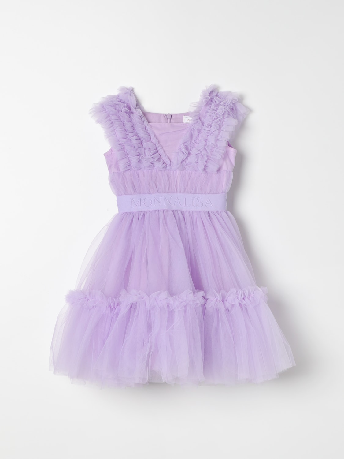 MONNALISA DRESS: Dress kids Monnalisa, Wisteria - Img 1